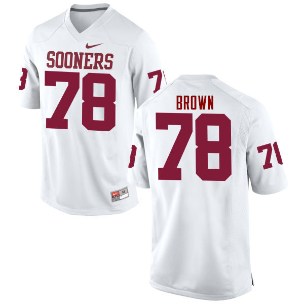 Oklahoma Sooners #78 Orlando Brown College Football Jerseys Game-White